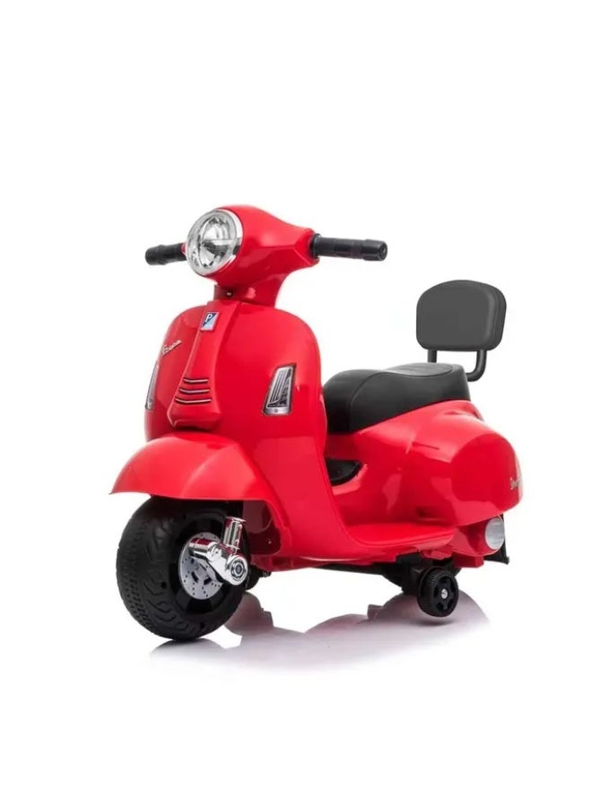Vespa Motorcycle Red - Image 1